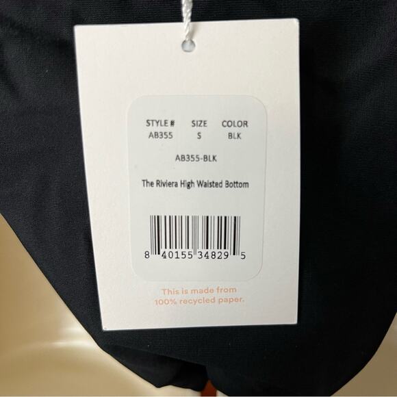 Andie New With Tags The Riviera High Waisted Bottom With Belt Small AB355 - Picture 4 of 4